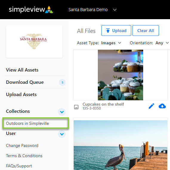DAM_Navigation_Select_Collection.png